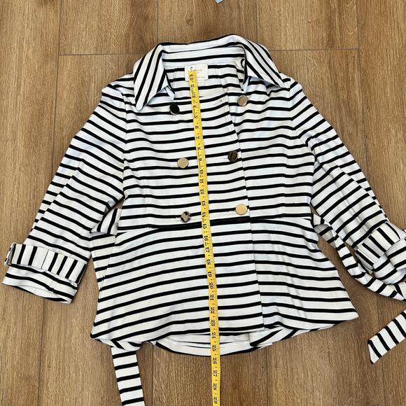 Kate Spade New York Start a New Chapter Striped Jacket Women’s Size XL Nautical - Picture 12 of 15